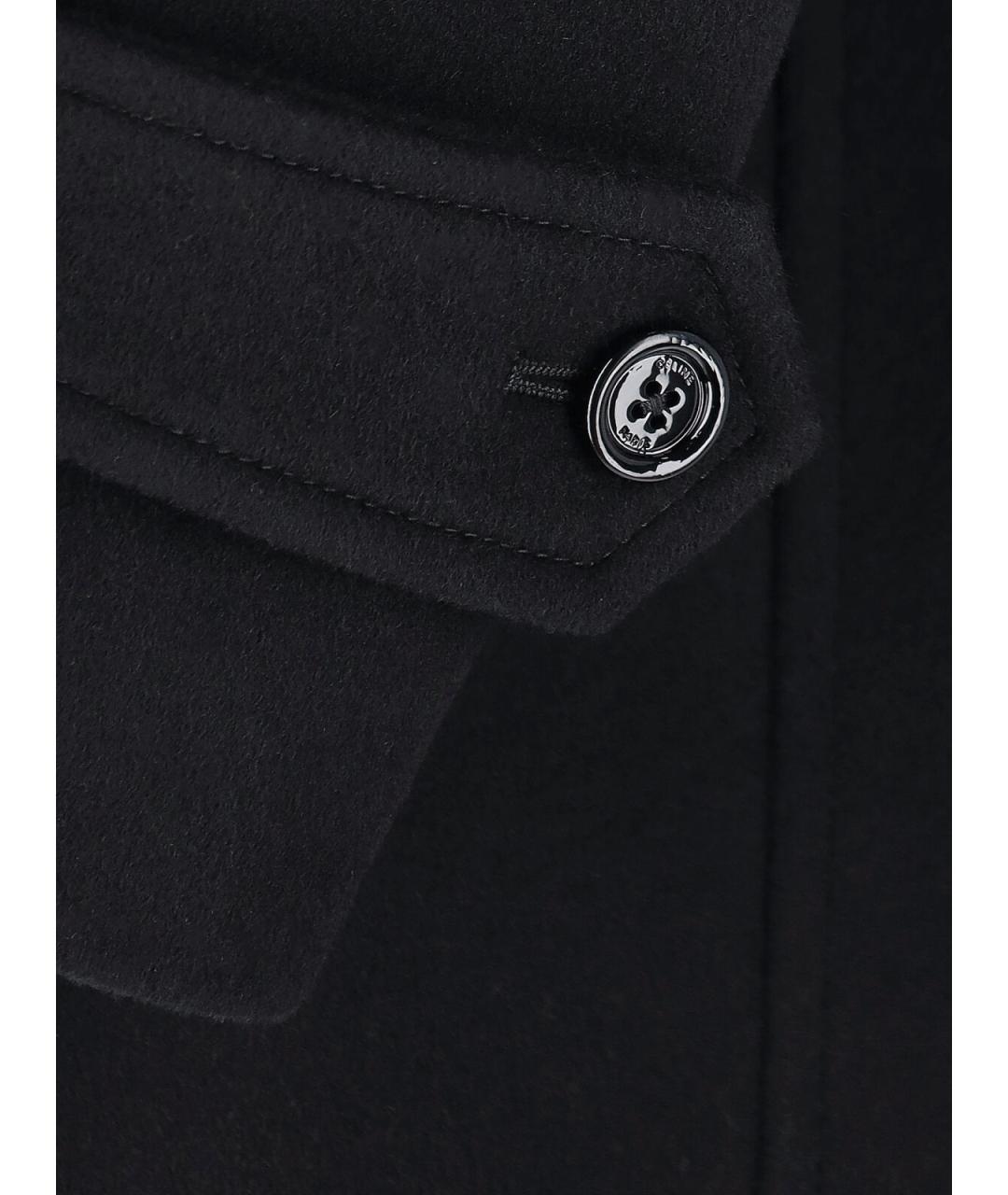 CELINE Черное шерстяное пальто, фото 3