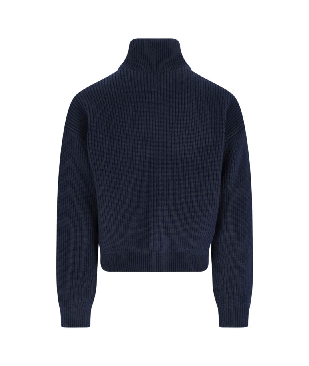 CELINE Темно-синий шерстяной кардиган, фото 2