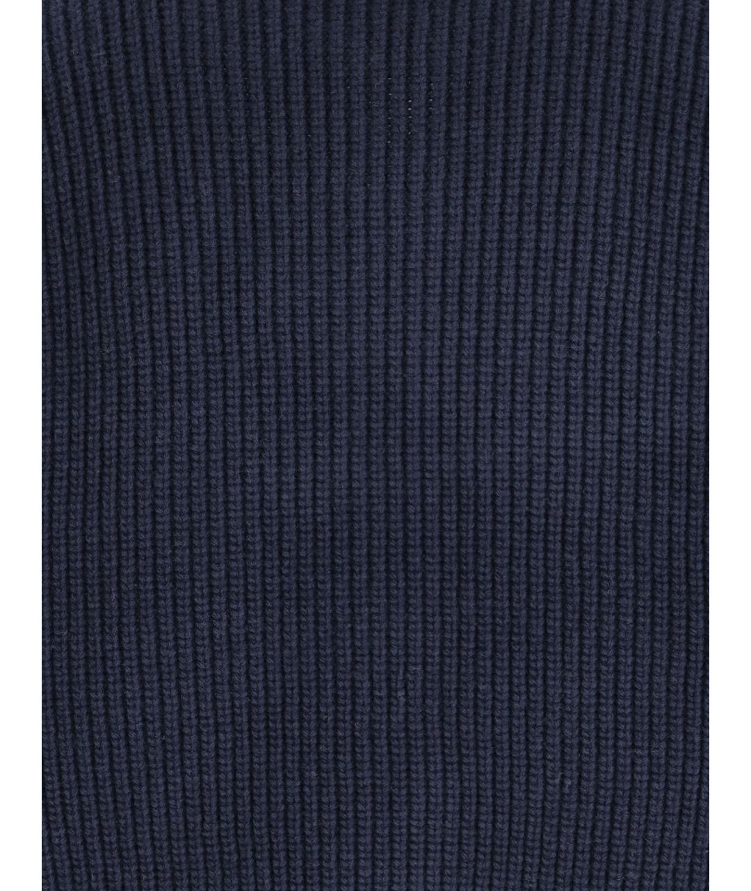 CELINE Темно-синий шерстяной кардиган, фото 5