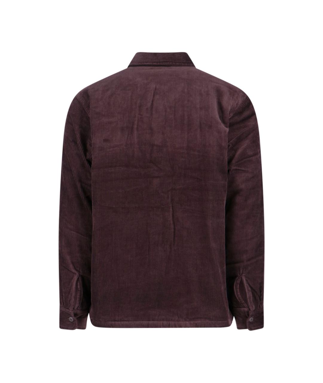 CARHARTT WIP Коричневая хлопковая куртка, фото 2