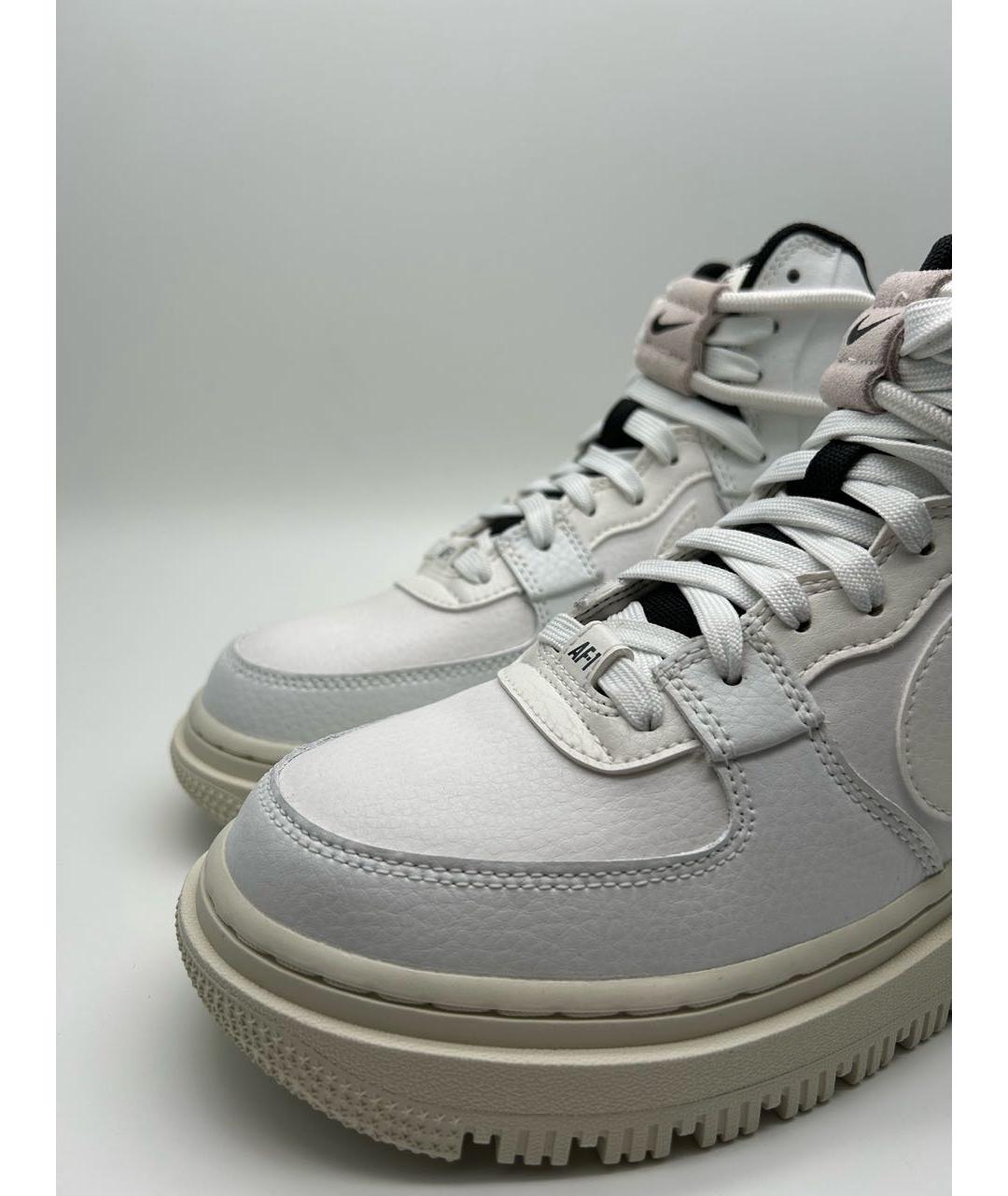 NIKE Белые кожаные кроссовки, фото 7