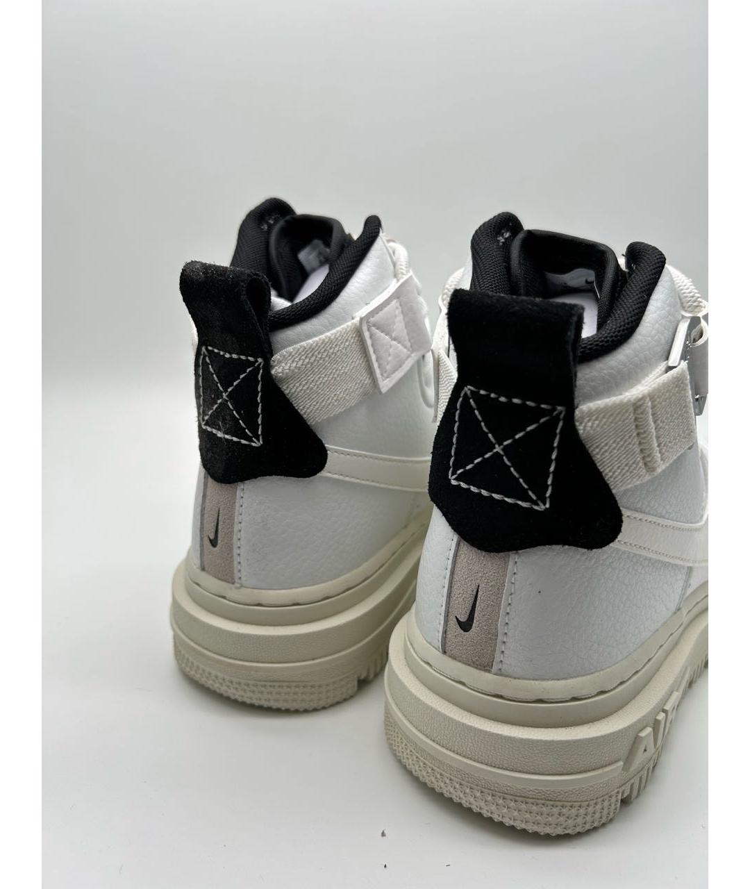 NIKE Белые кожаные кроссовки, фото 6