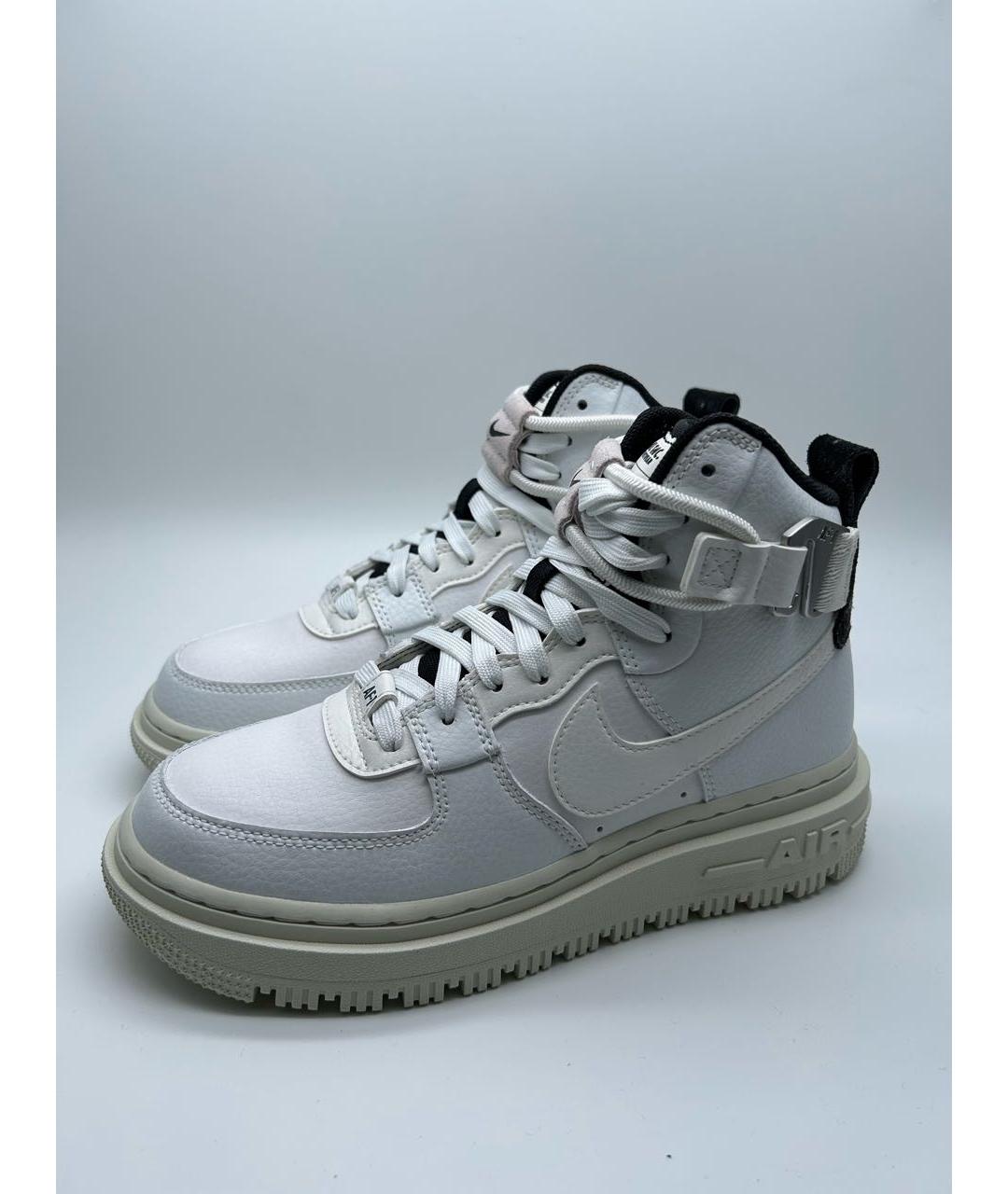 NIKE Белые кожаные кроссовки, фото 2