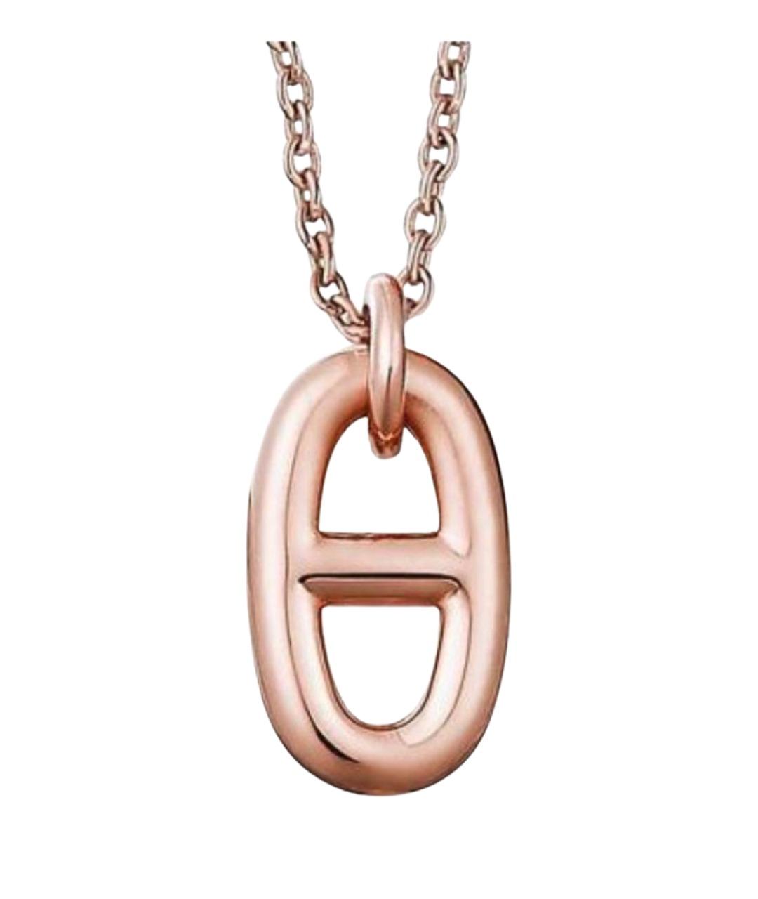 HERMES Золотое колье из розового золота, фото 1