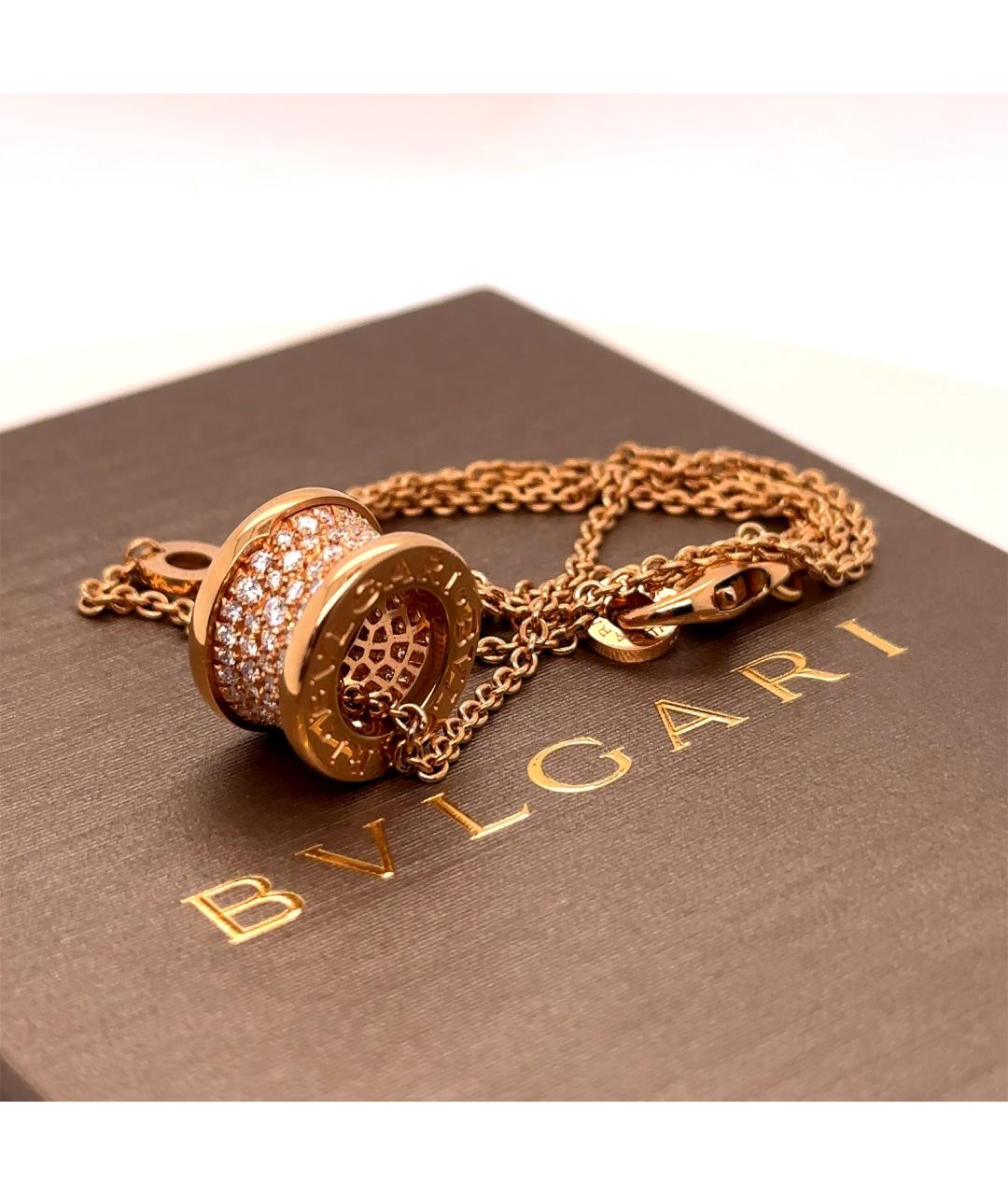 BVLGARI Золотая подвеска из розового золота, фото 2