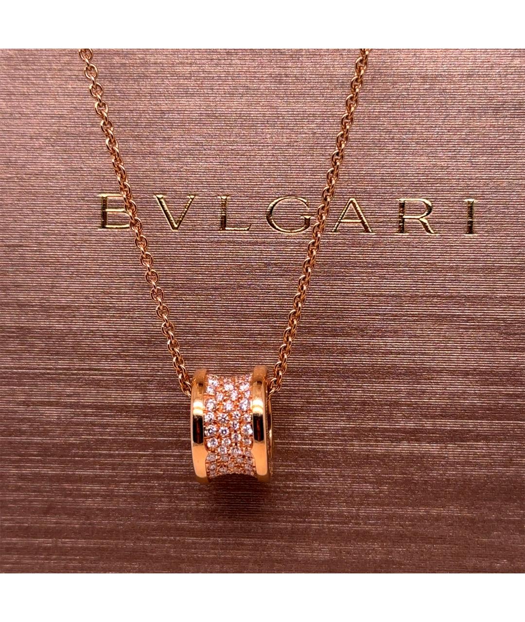 BVLGARI Золотая подвеска из розового золота, фото 3