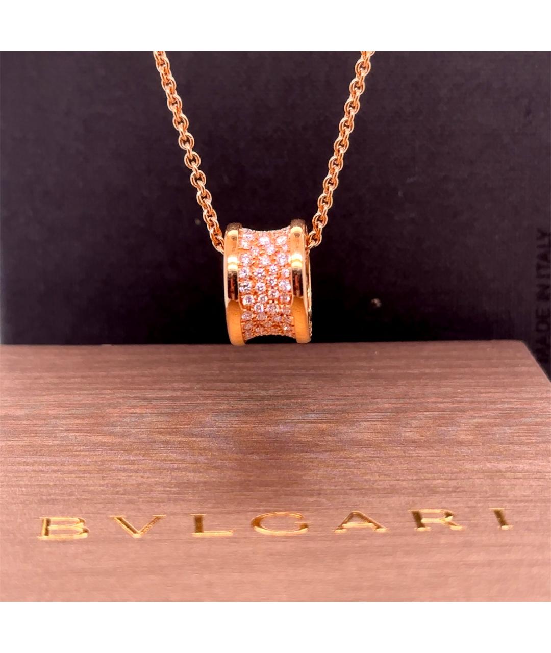 BVLGARI Золотая подвеска из розового золота, фото 4