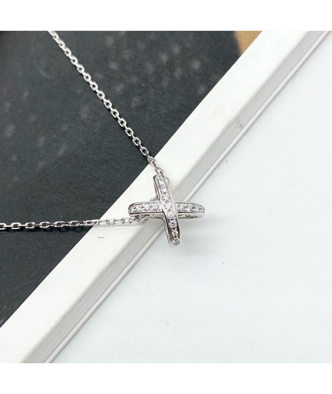 CHAUMET Серебряное колье из белого золота, фото 5