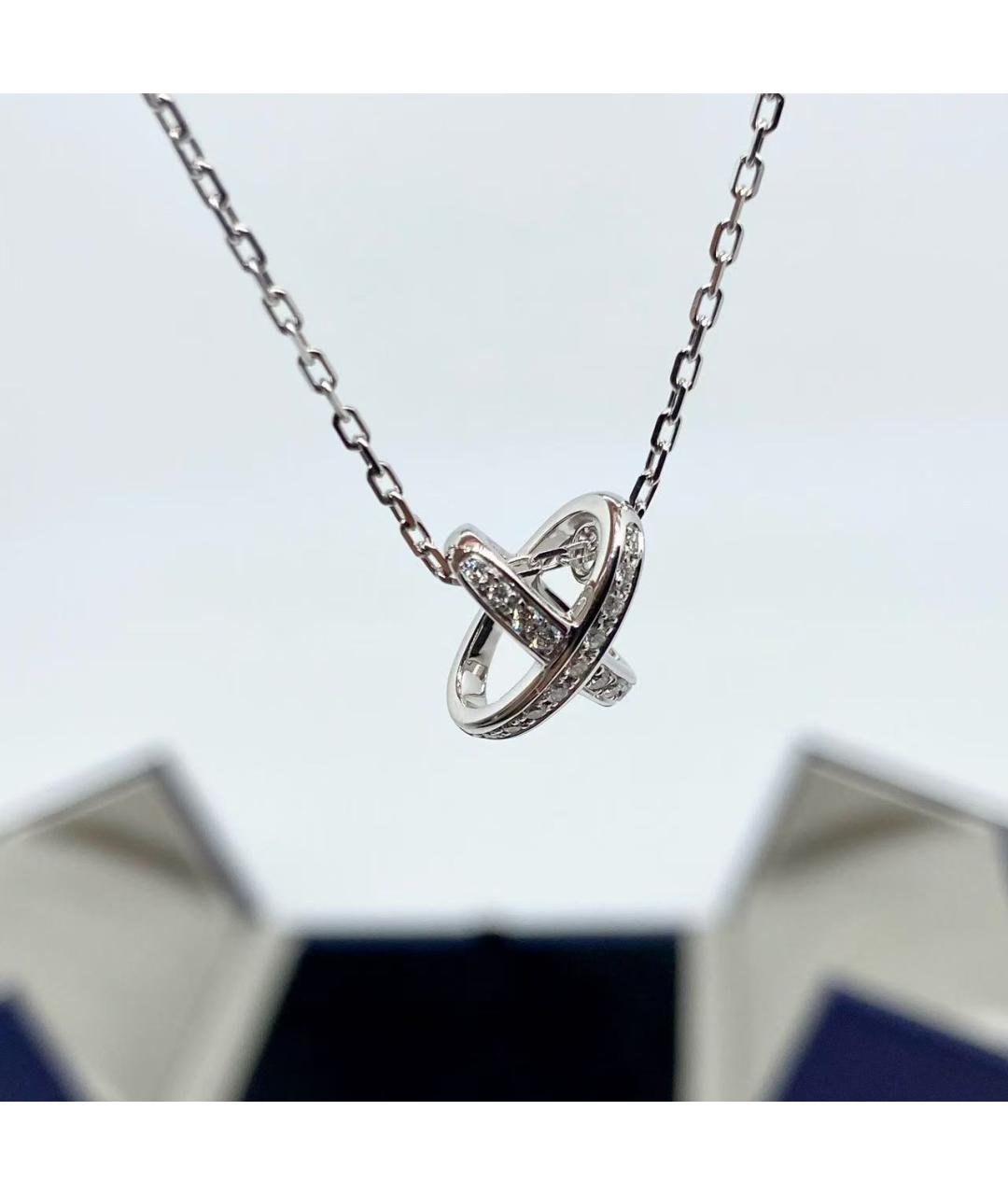 CHAUMET Серебряное колье из белого золота, фото 3