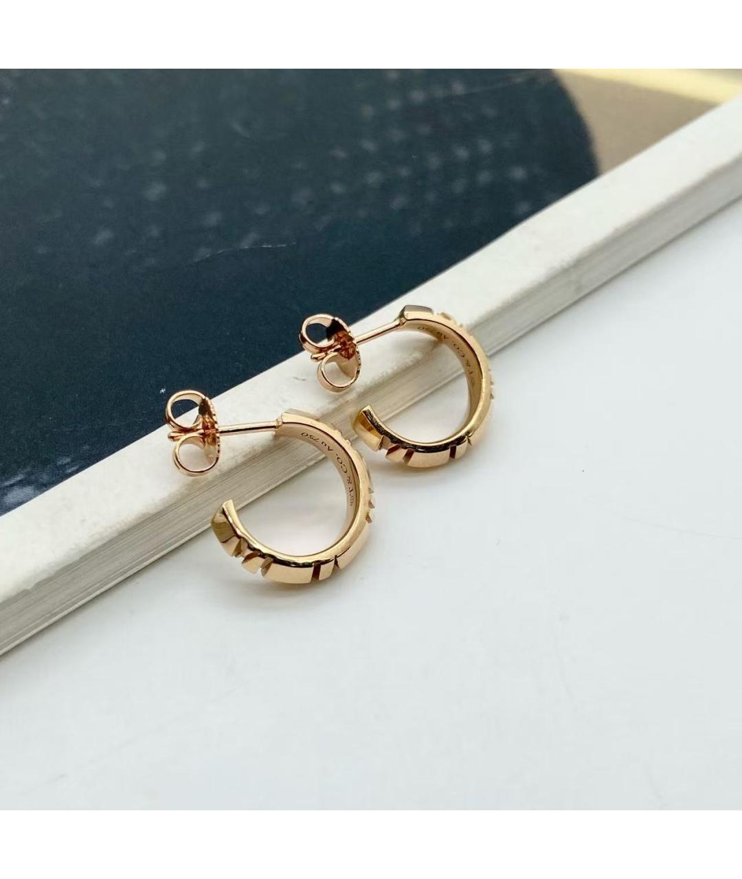 TIFFANY&CO Золотые серьги из розового золота, фото 3