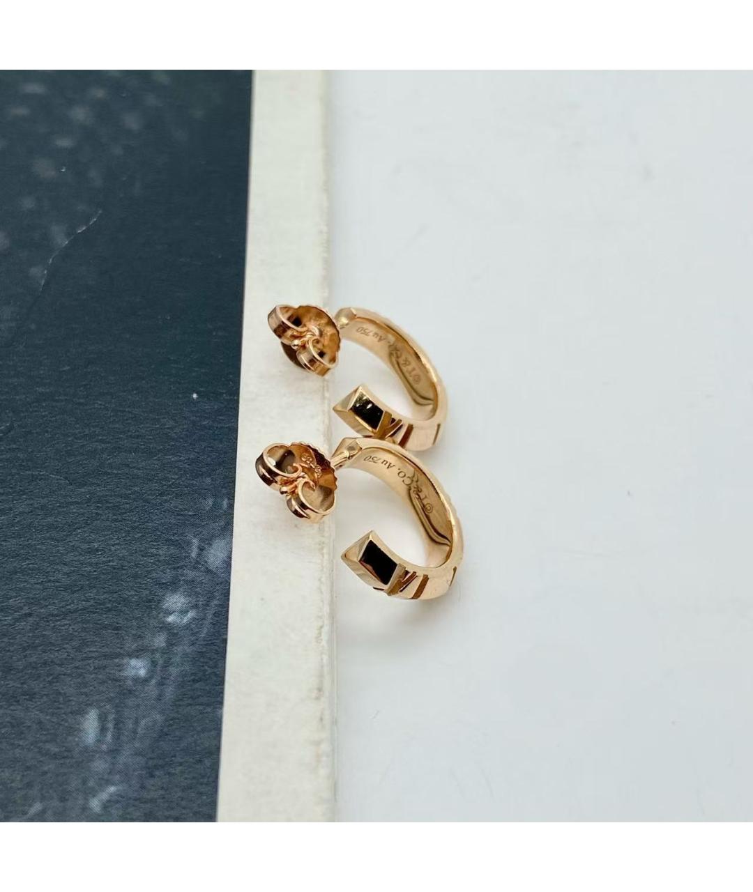 TIFFANY&CO Золотые серьги из розового золота, фото 4