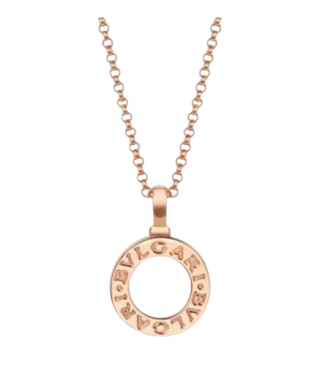 BVLGARI Золотое колье из розового золота, фото 1
