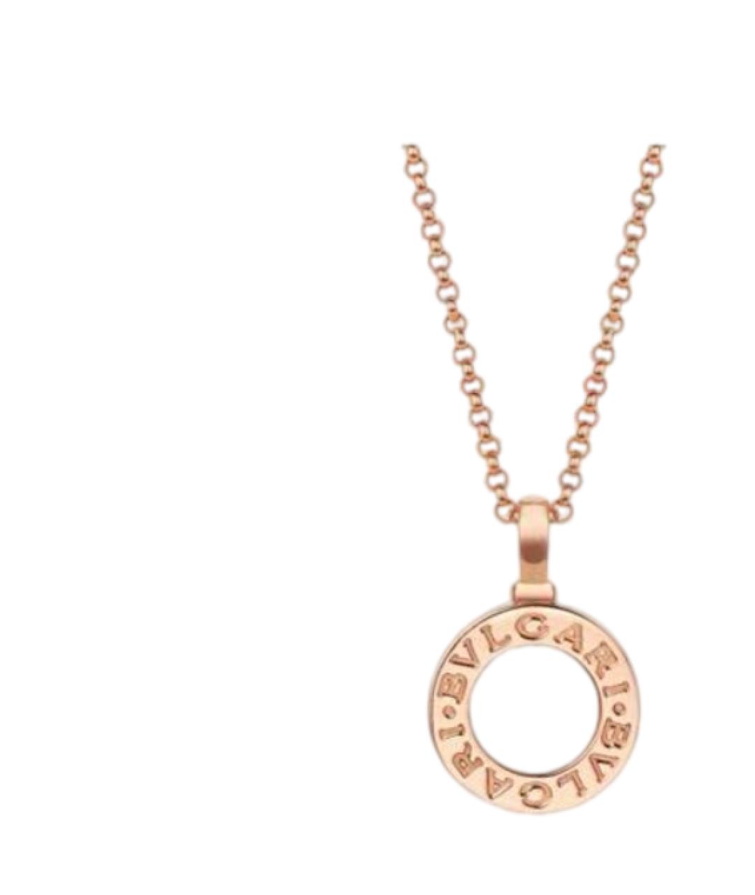 BVLGARI Золотое колье из розового золота, фото 6