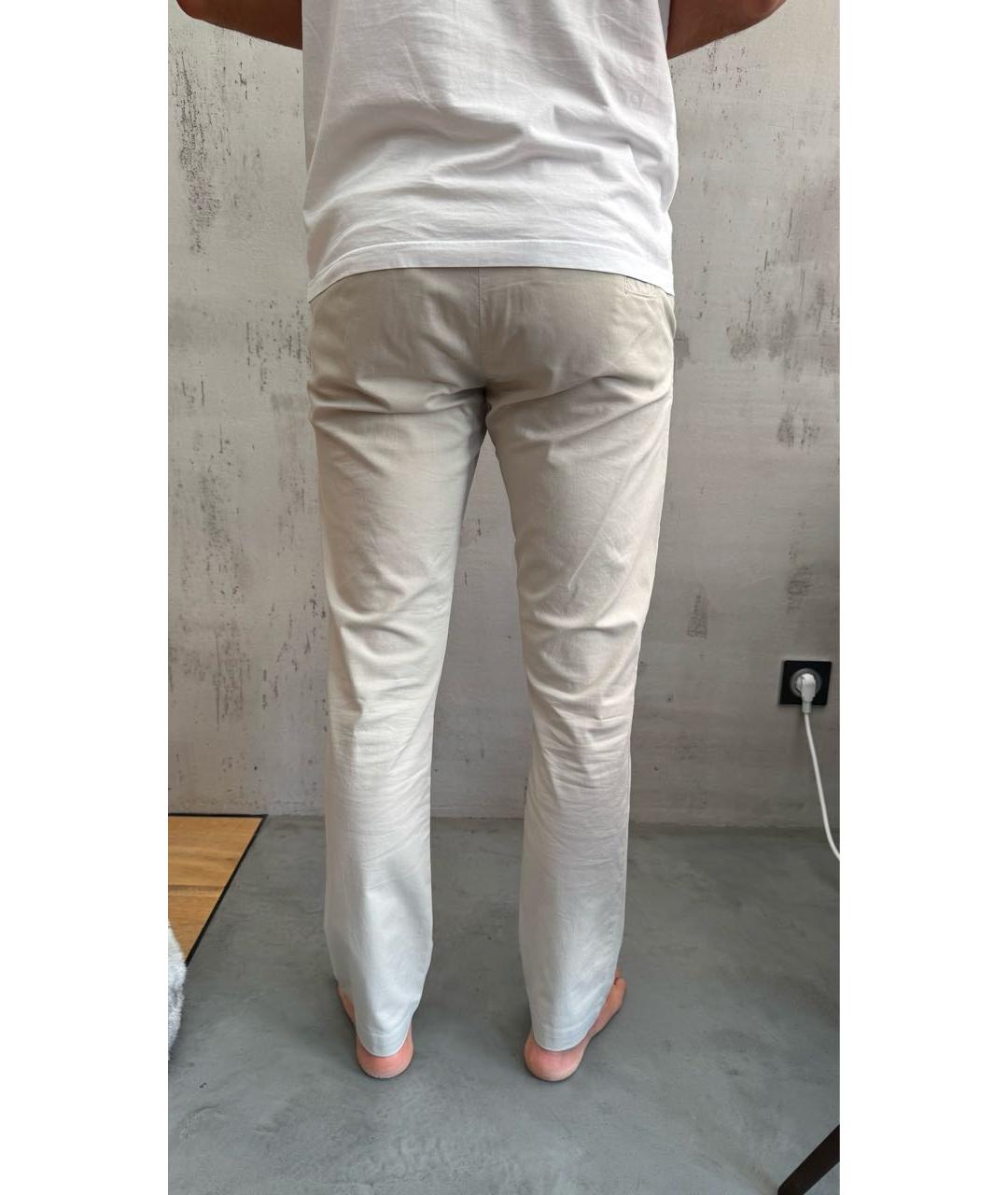 ELEVENTY Бежевые хлопковые повседневные брюки, фото 5
