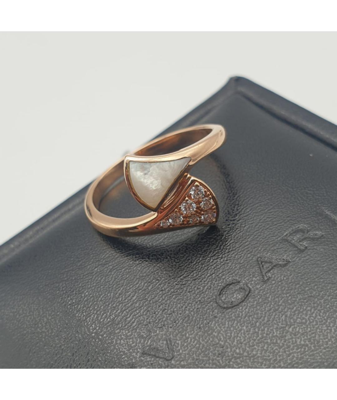 BVLGARI Золотое кольцо из розового золота, фото 3