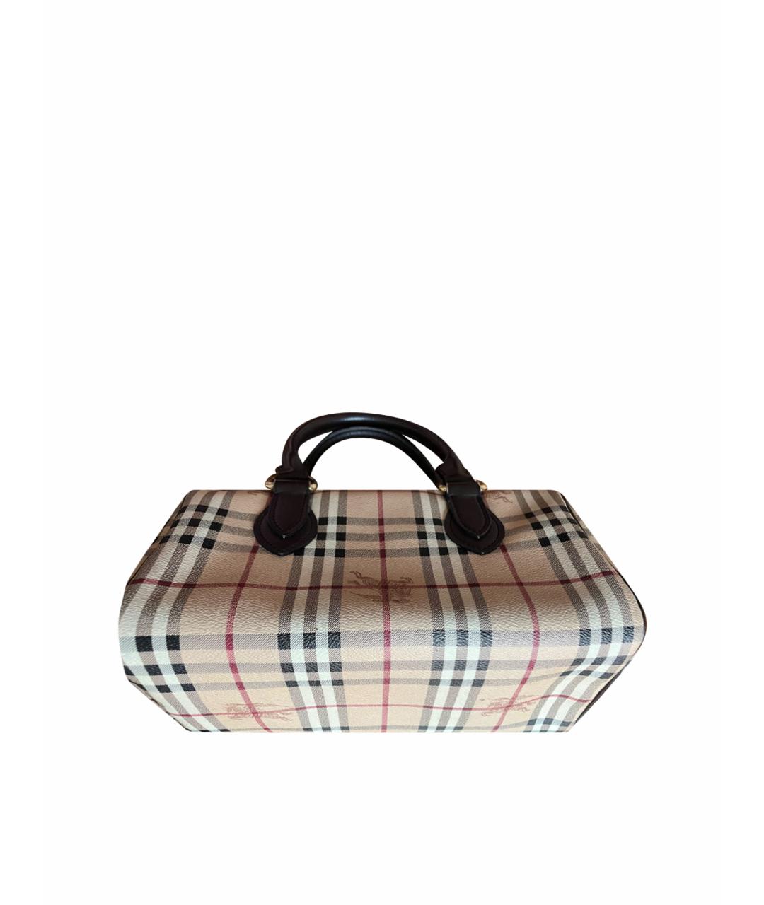 BURBERRY Бежевая сумка с короткими ручками, фото 1
