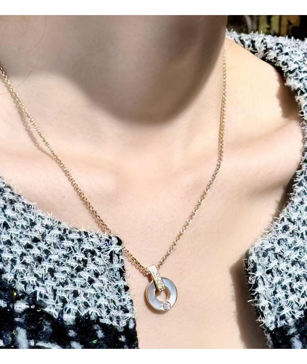BVLGARI Золотое колье из розового золота, фото 5