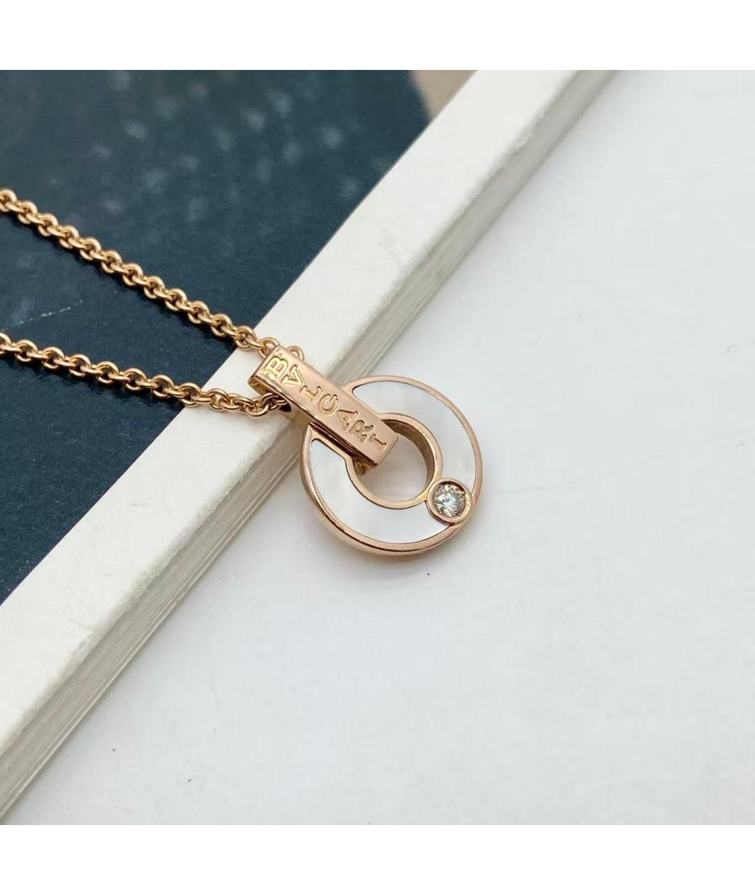 BVLGARI Золотое колье из розового золота, фото 3