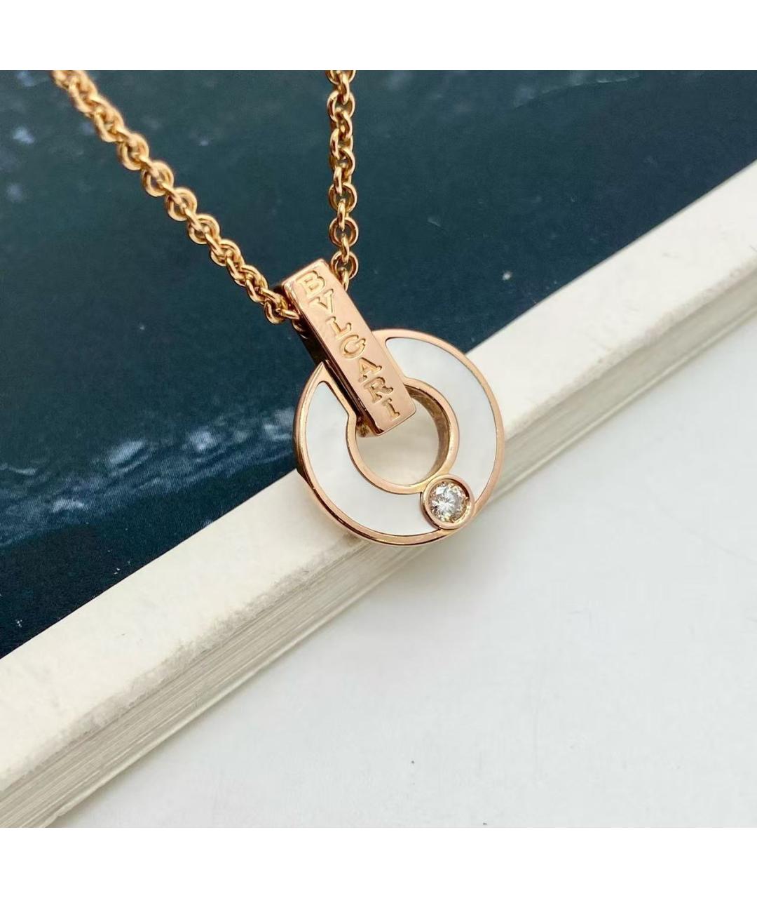 BVLGARI Золотое колье из розового золота, фото 4