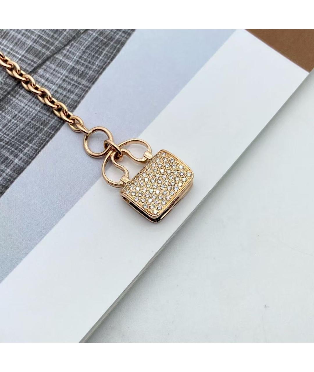 HERMES Золотой браслет из розового золота, фото 3