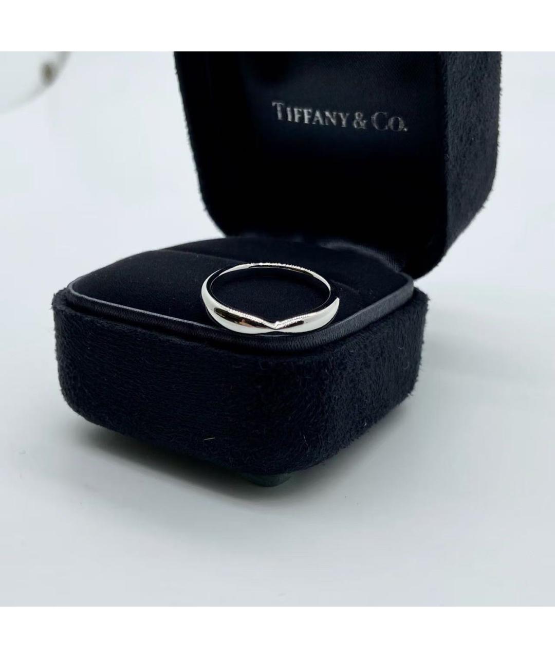 TIFFANY&CO Серебряное платиновое кольцо, фото 4
