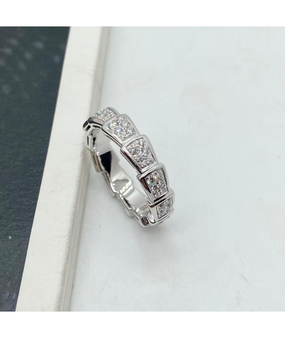 BVLGARI Серебряное кольцо из белого золота, фото 4
