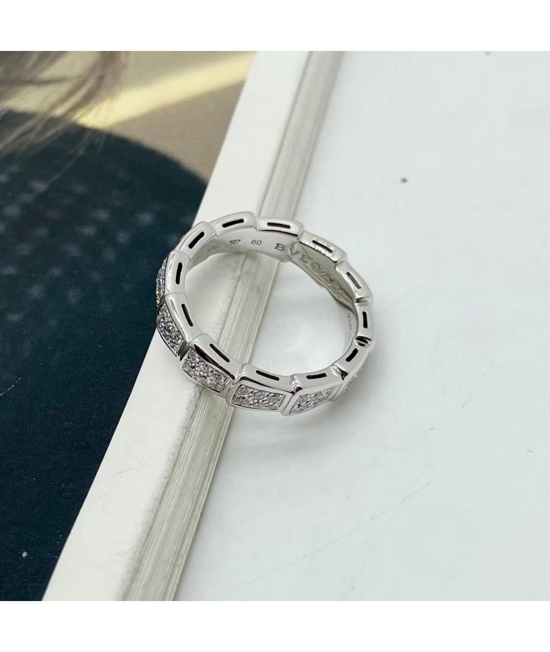 BVLGARI Серебряное кольцо из белого золота, фото 5