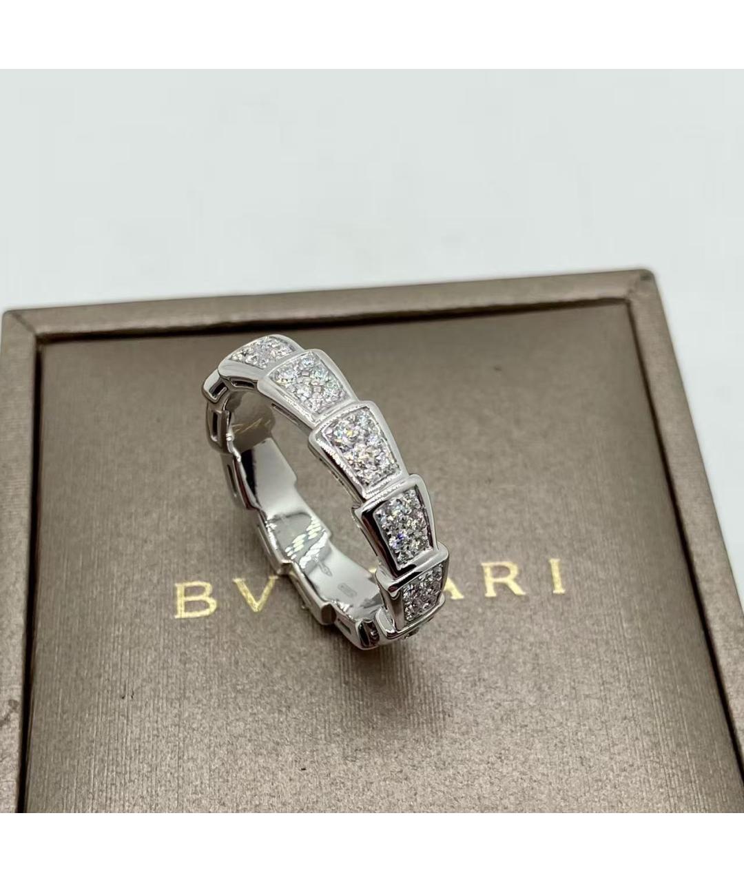 BVLGARI Серебряное кольцо из белого золота, фото 3