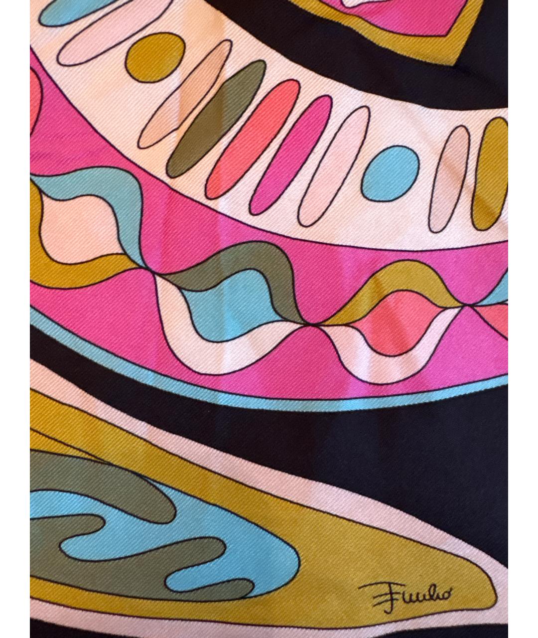 PUCCI Мульти шелковый платок, фото 3