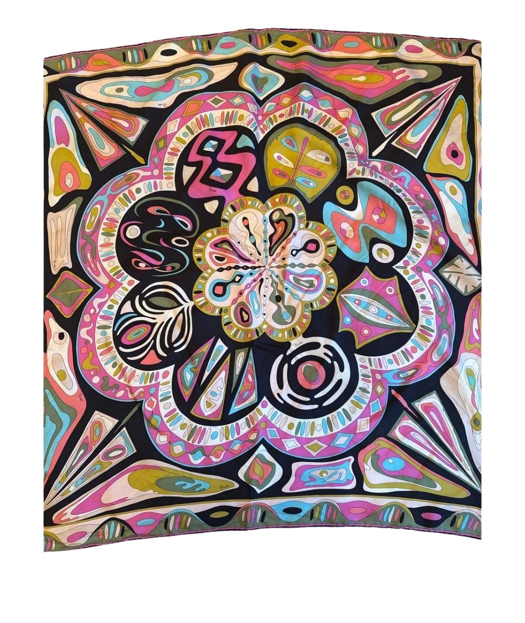 PUCCI Мульти шелковый платок, фото 1