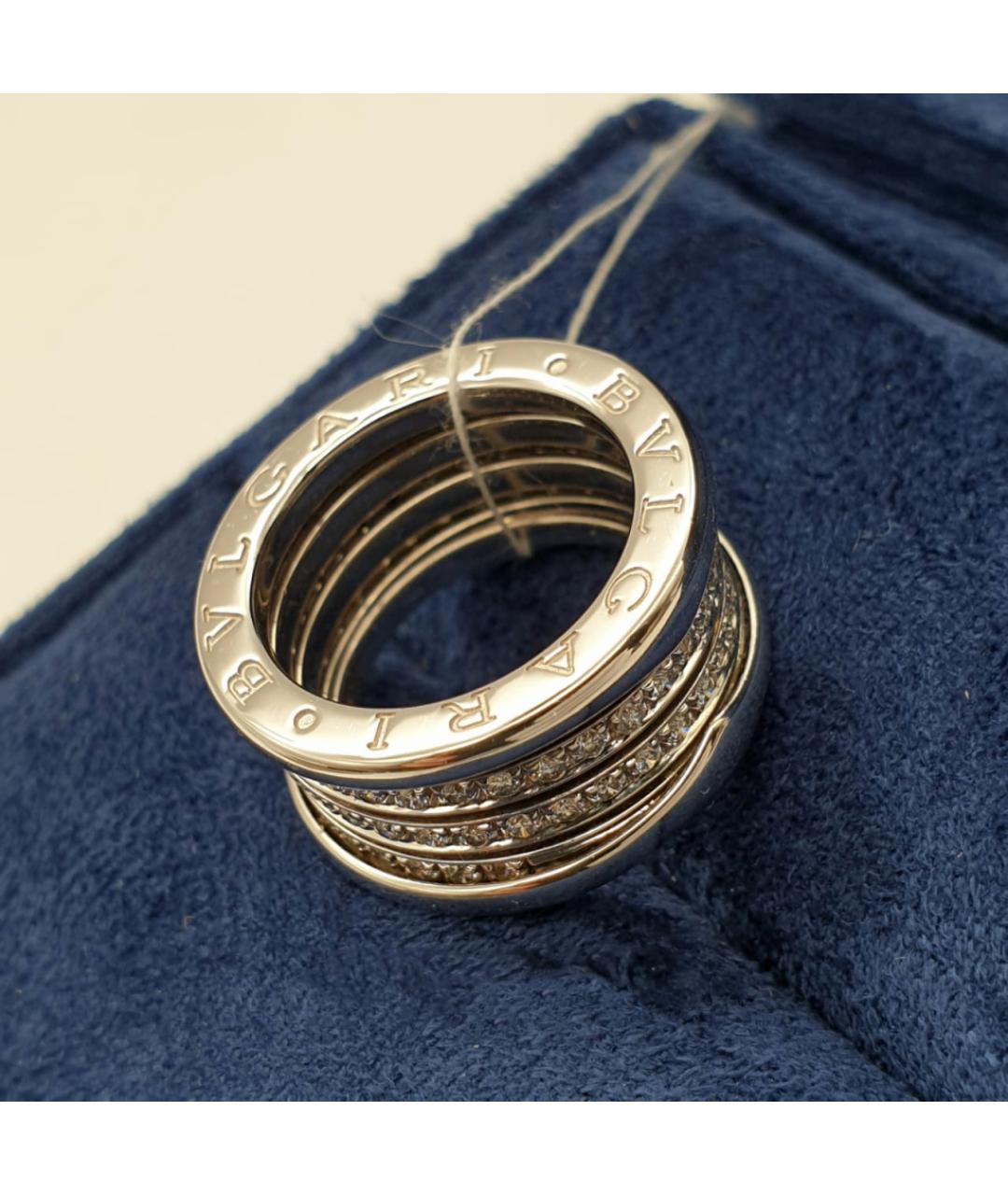 BVLGARI Серебряное кольцо из белого золота, фото 4
