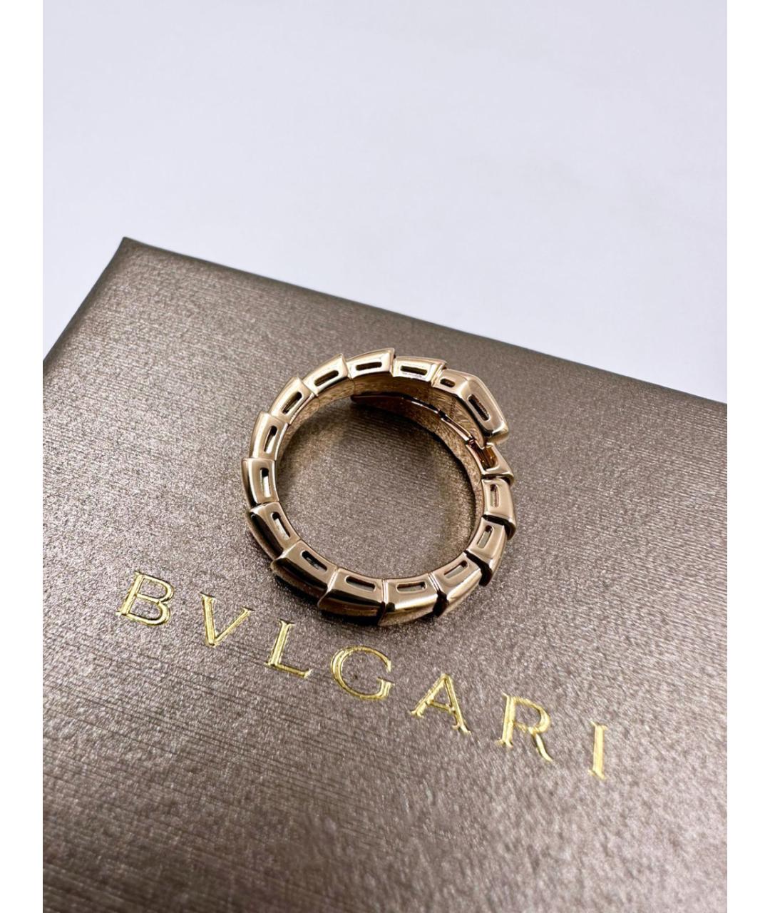 BVLGARI Золотое кольцо из розового золота, фото 3