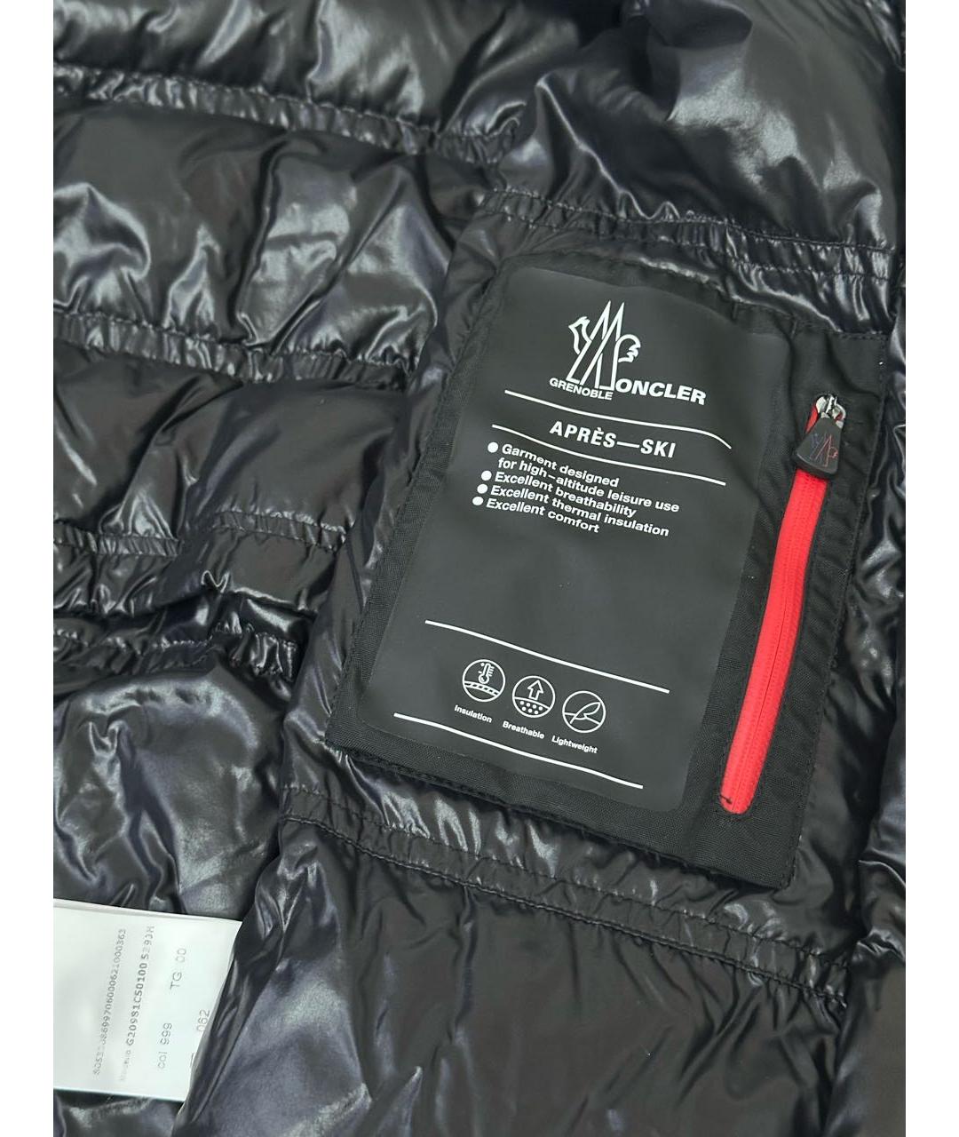 MONCLER GRENOBLE Черная полиамидовая куртка, фото 3