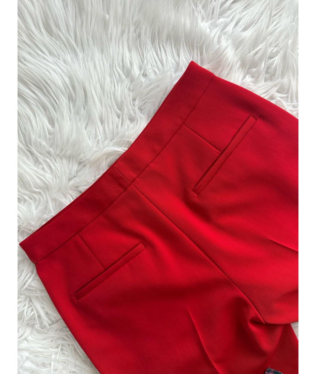 MAISON MARGIELA Красные шерстяные кюлоты, фото 5