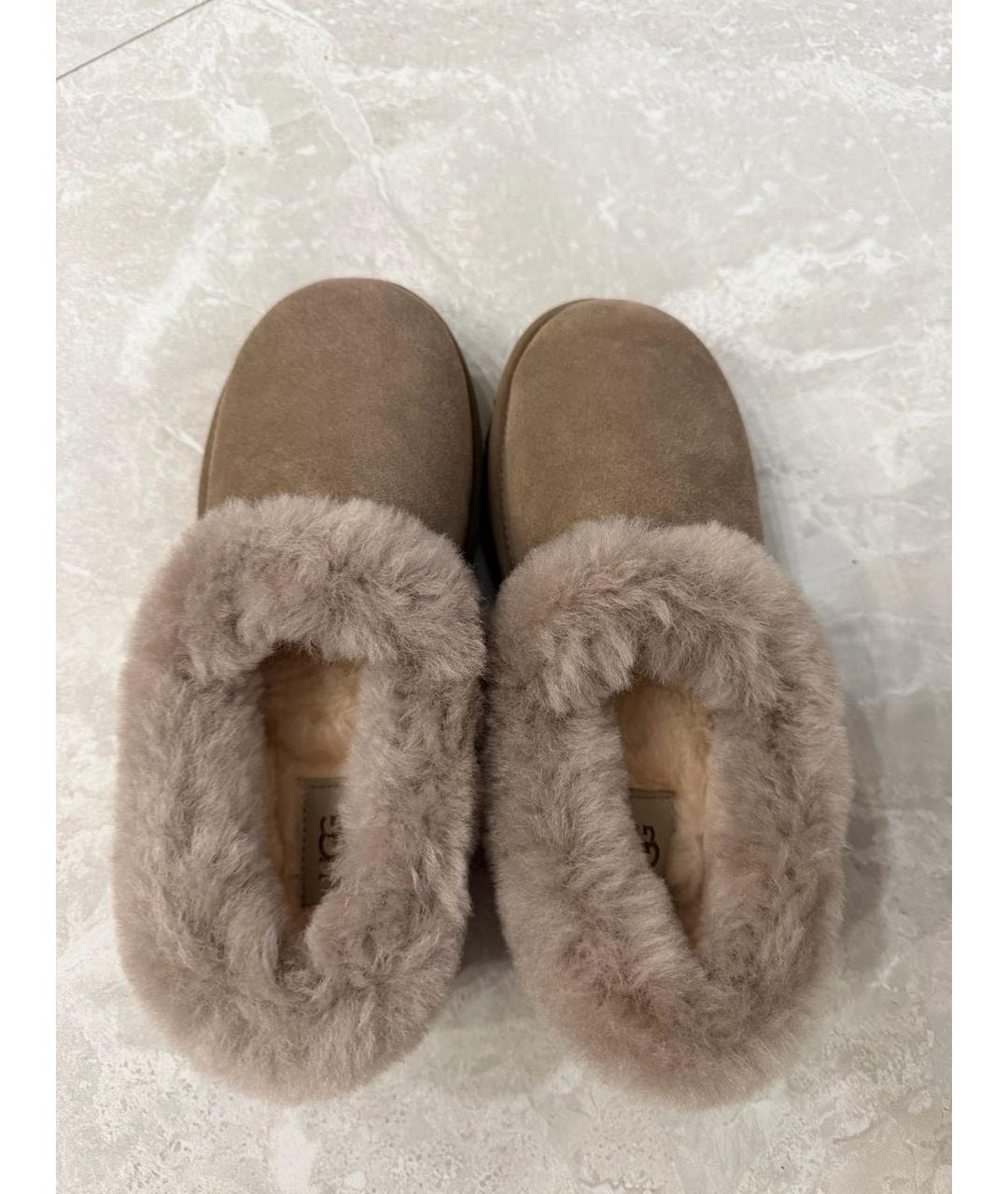 UGG AUSTRALIA Коричневые замшевые ботинки, фото 3