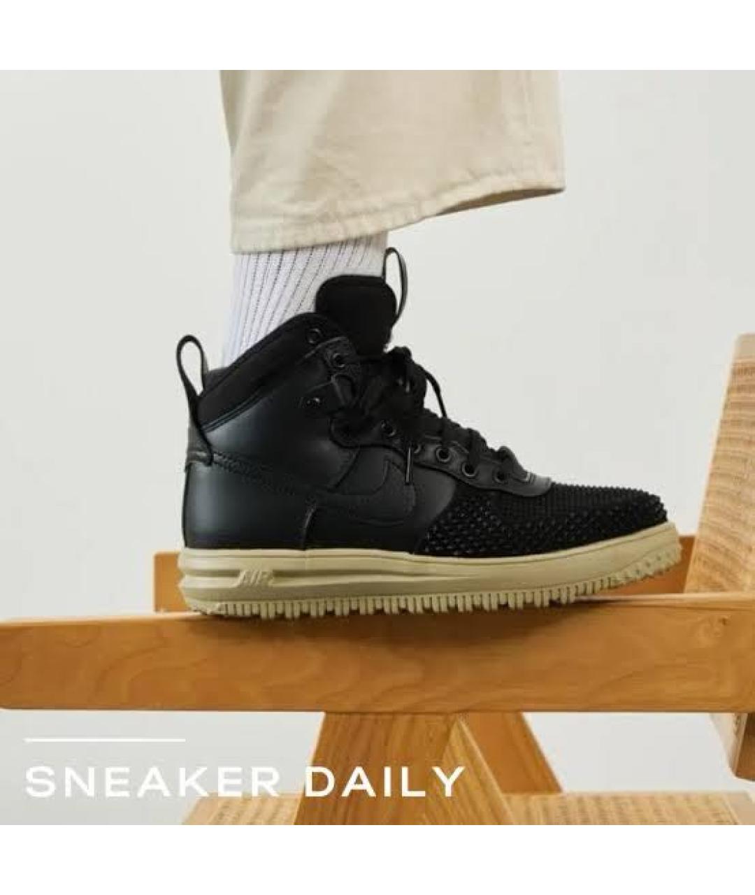 NIKE Черные высокие кроссовки / кеды, фото 2