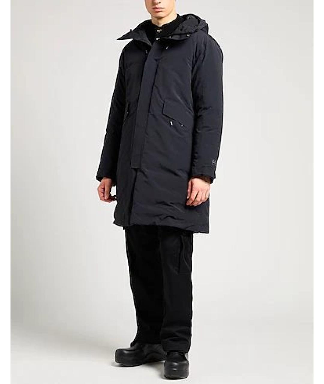CP COMPANY Черный полиэстеровый пуховик, фото 7