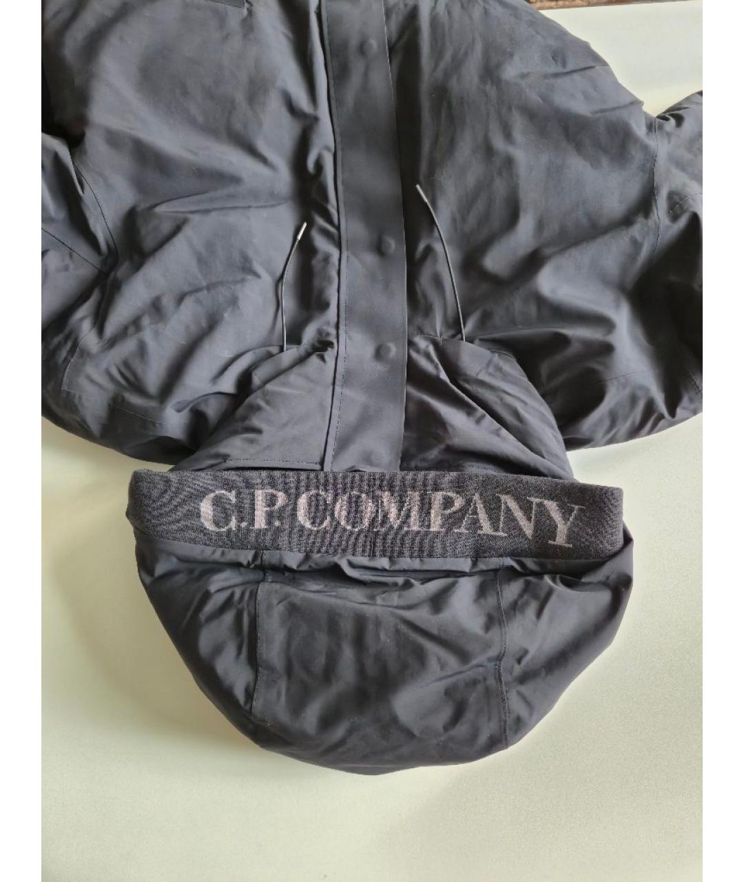 CP COMPANY Черный полиэстеровый пуховик, фото 5