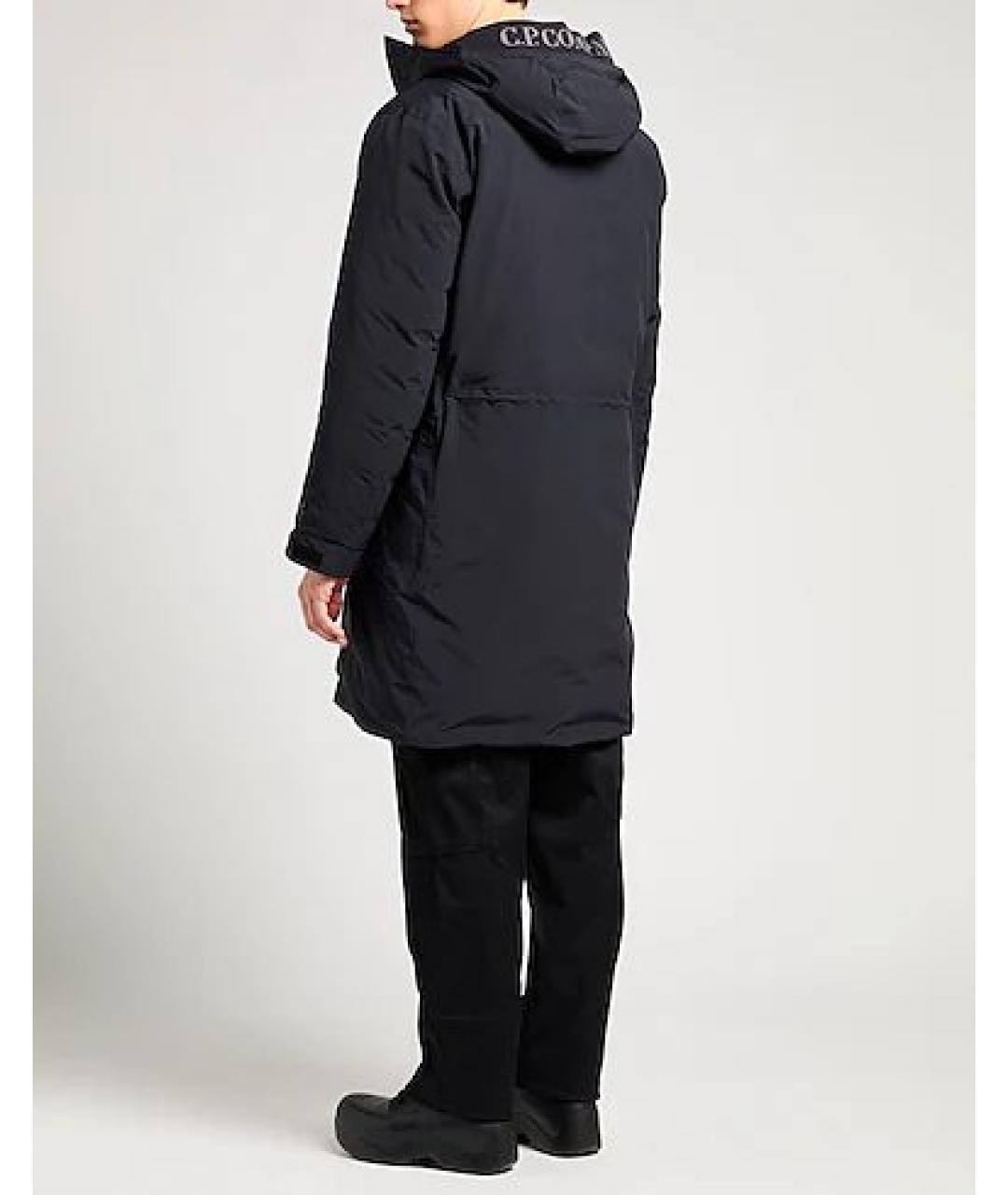 CP COMPANY Черный полиэстеровый пуховик, фото 8
