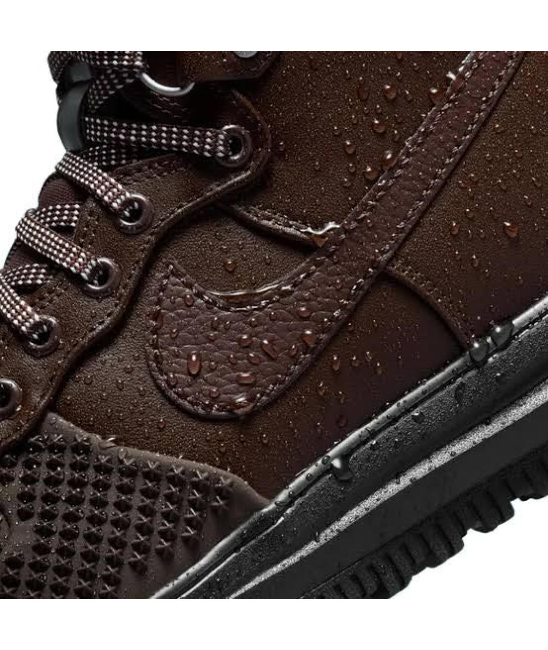 NIKE Коричневые высокие кроссовки / кеды, фото 4