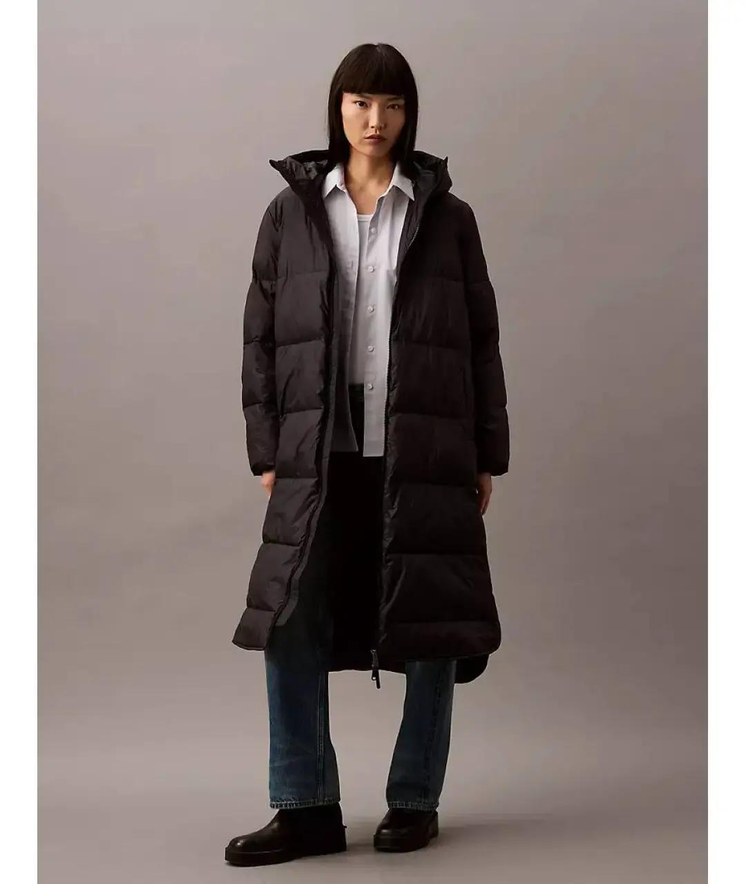 CALVIN KLEIN JEANS Черный пуховик, фото 2
