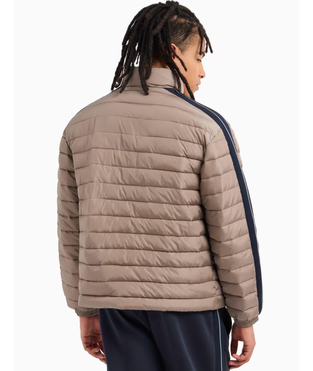 ARMANI EXCHANGE Бежевая полиэстеровая куртка, фото 2