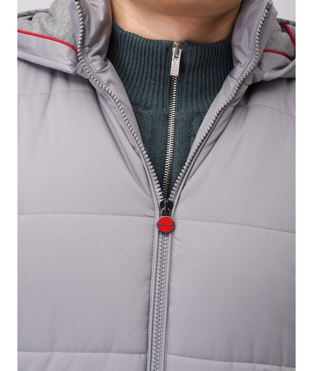 KITON Серый жилет, фото 3