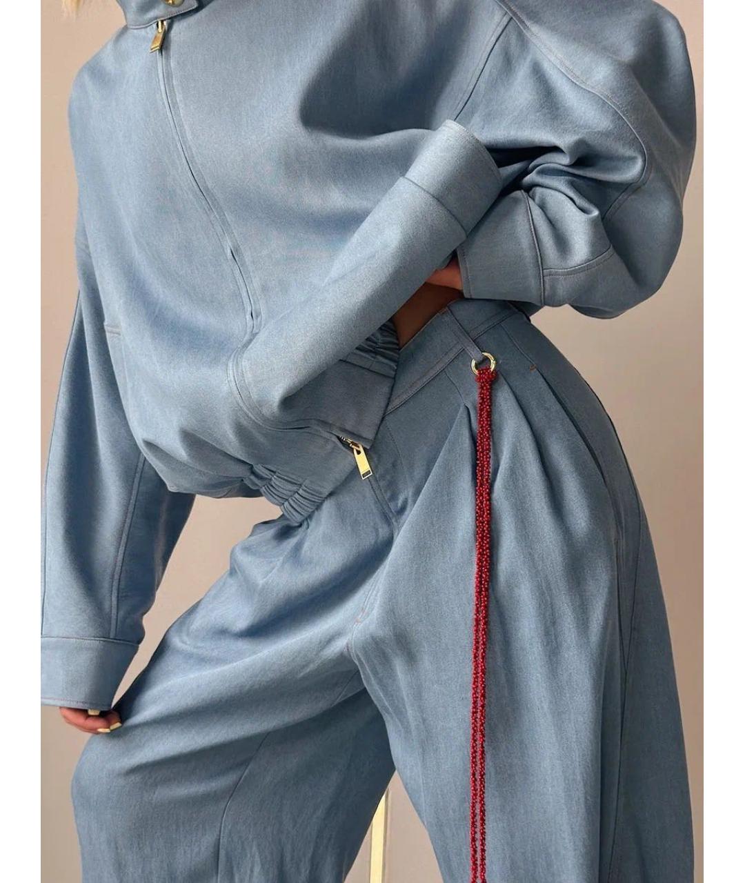 DARKPARK Голубые брюки широкие, фото 5