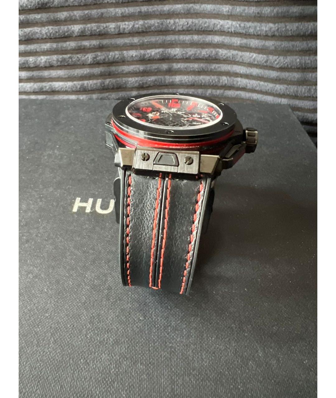 HUBLOT Черные керамические часы, фото 3