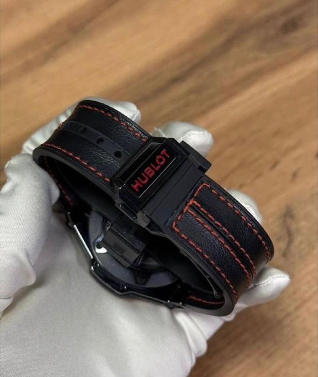 HUBLOT Черные керамические часы, фото 3
