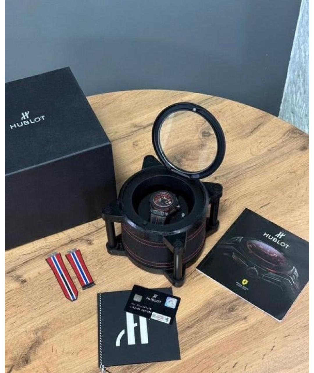 HUBLOT Черные керамические часы, фото 2