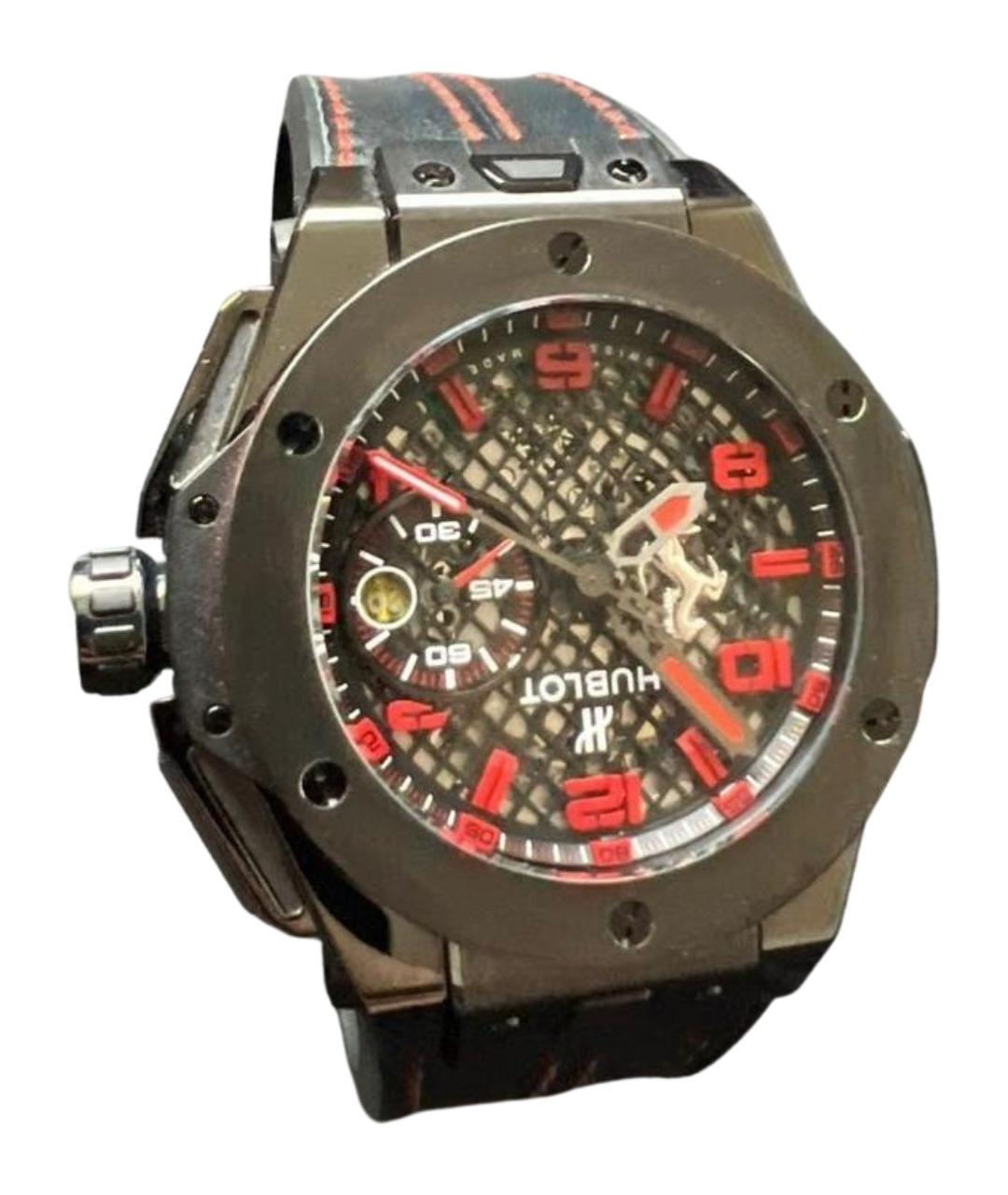 HUBLOT Черные керамические часы, фото 6
