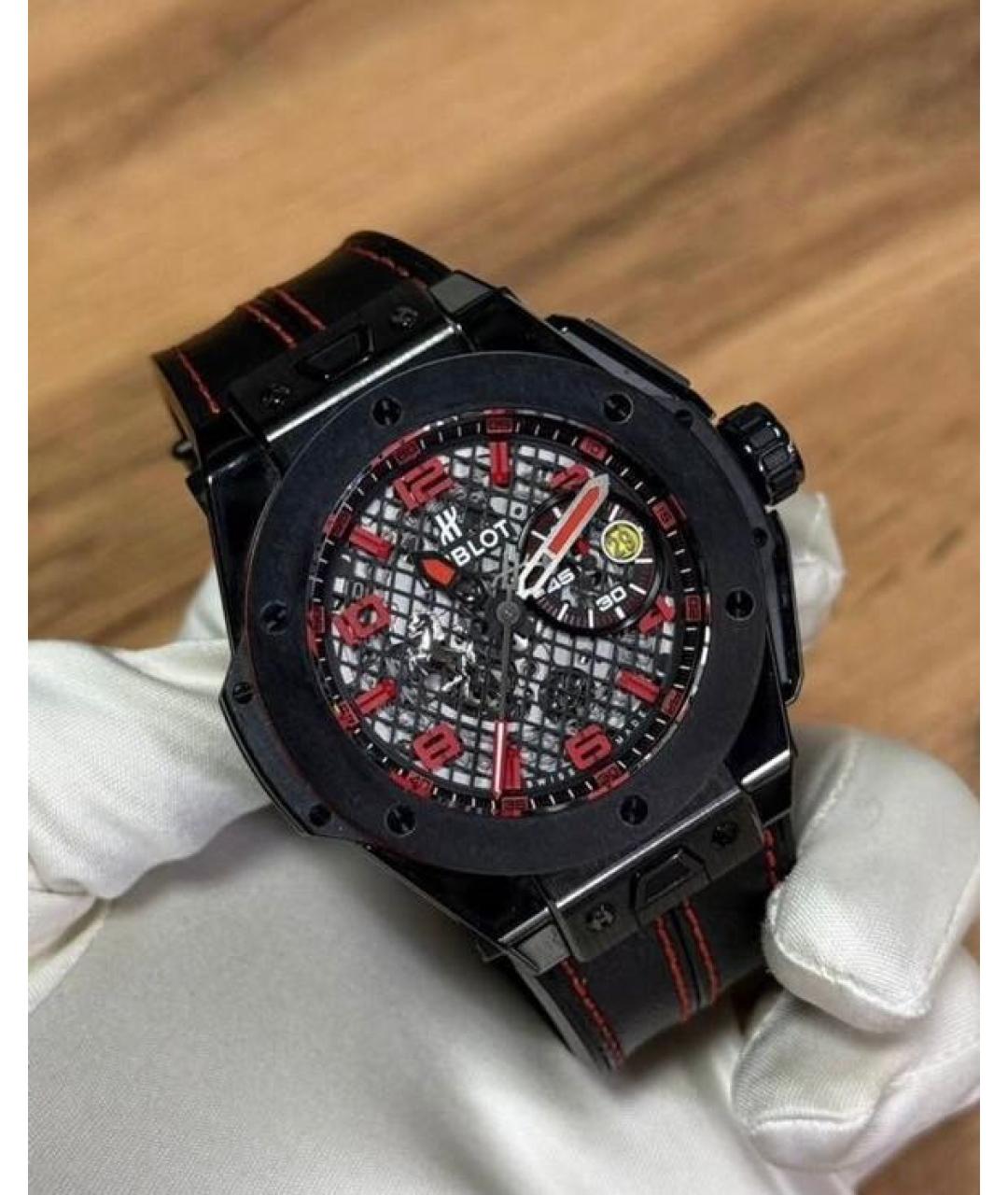 HUBLOT Черные керамические часы, фото 4