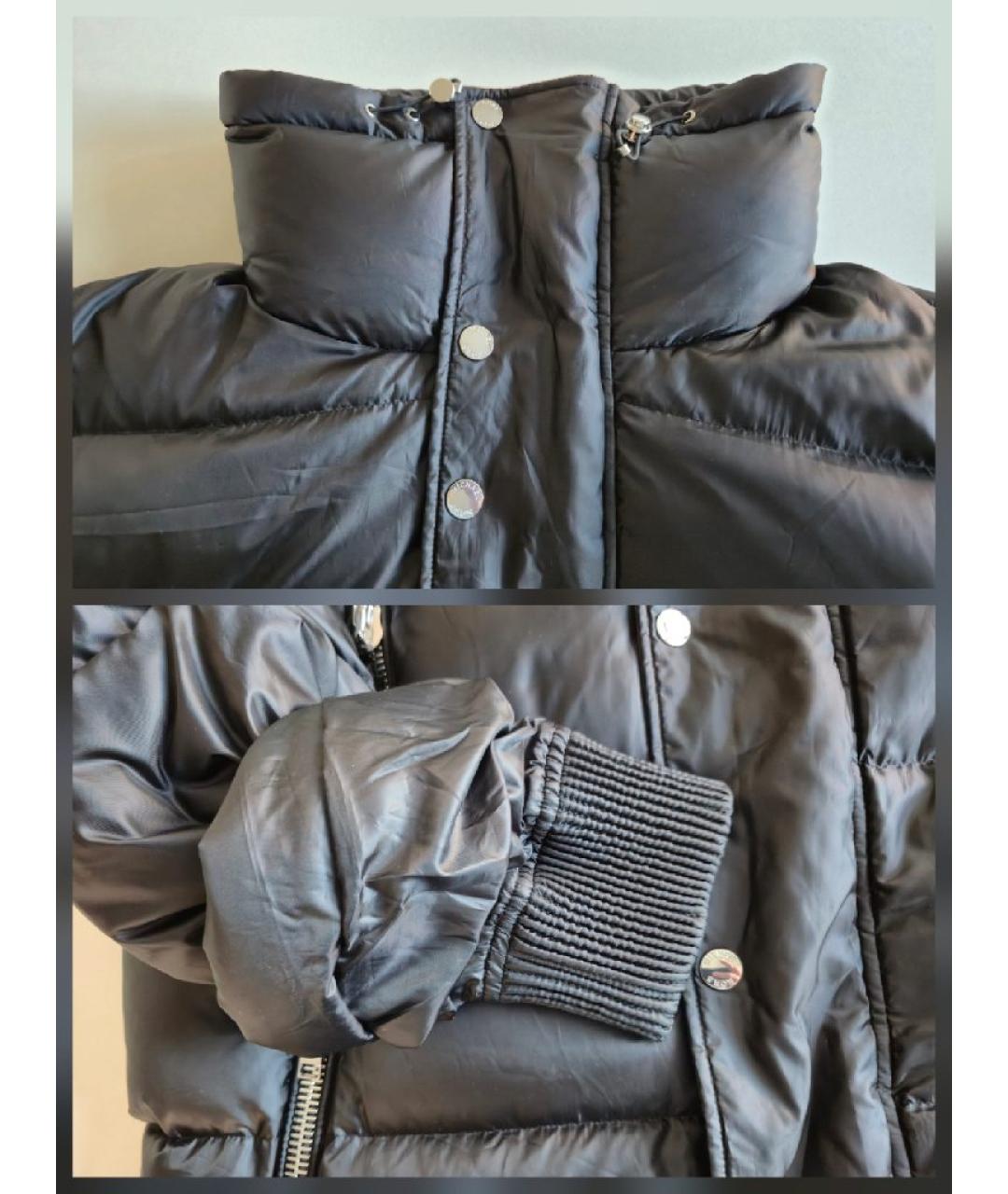 MICHAEL KORS Черный полиэстеровый пуховик, фото 7